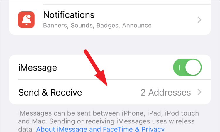 iMessage Sending From Email Instead Of Phone Number