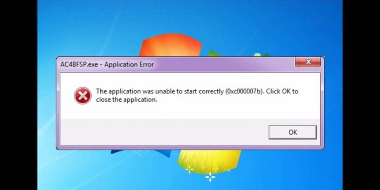 The Application Was Unable To Start Correctly 0xc00007b